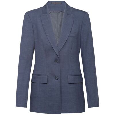GREIFF Damen-Langblazer RF Modern 37.5 Pinpoint ; Kleidergröße 46; blau GREIFF Damen-Langblazer RF Modern 37.5 Pinpoint ; Kleidergröße 46; blau