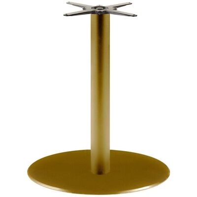 RestooTab Tischsäule für XL-Tisch Modell Rome (bis Ø130cm); 60x60x73 cm (BxLxH); gold RestooTab Tischsäule für XL-Tisch Modell Rome (bis Ø130cm); 60x60x73 cm (BxLxH); gold