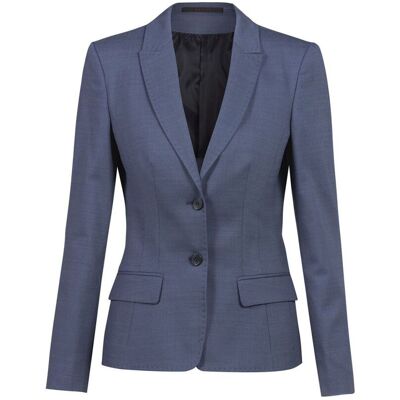 GREIFF Damen-Blazer RF Modern 37.5 Pinpoint; Kleidergröße 48; blau GREIFF Damen-Blazer RF Modern 37.5 Pinpoint; Kleidergröße 48; blau