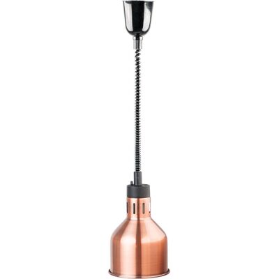 Stalgast Wärmelampe zur Deckenbefestigung, 0,25 kW, Ø 173 mm; 17.5 cm (Ø); schwarz/kupfer Stalgast Wärmelampe zur Deckenbefestigung, 0,25 kW, Ø 173 mm; 17.5 cm (Ø); schwarz/kupfer