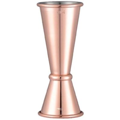 Stalgast Jigger, Japanischer Stil, doppelseitig, Edelstahl, 25/50 ml; kupfer Stalgast Jigger, Japanischer Stil, doppelseitig, Edelstahl, 25/50 ml; kupfer