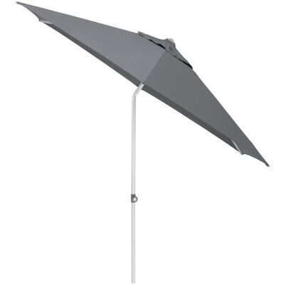 KETTLER Stockschirm rund EASY PUSH LX; 300x300x250 cm (LxBxH); silber; Gestell silber; rund; 3 Stück / Pack KETTLER Stockschirm rund EASY PUSH LX; 300x300x250 cm (LxBxH); silber; Gestell silber; rund; 3 Stück / Pack