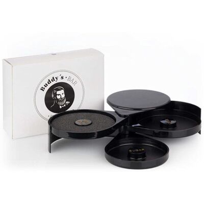 Buddy’s Bar Glasumrander; 20x15.5x7 cm (LxBxH); schwarz Buddy’s Bar Glasumrander; 20x15.5x7 cm (LxBxH); schwarz