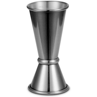 Stalgast Jigger, Japanischer Stil, doppelseitig, Edelstahl, 25/50 ml; schwarz Stalgast Jigger, Japanischer Stil, doppelseitig, Edelstahl, 25/50 ml; schwarz