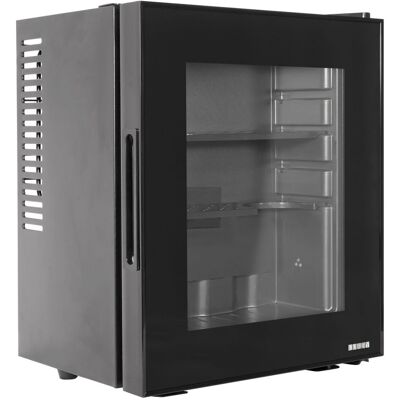 CORBY Eton-E 10 L Minibar mit Glastür in Schwarz; 36x44x28 cm (BxHxT); schwarz CORBY Eton-E 10 L Minibar mit Glastür in Schwarz; 36x44x28 cm (BxHxT); schwarz