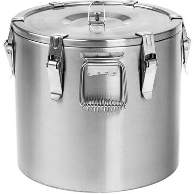Stalgast Thermobehälter aus rostfreiem Edelstahl, Basic Line; 20000 ml, 36.5x33 cm (HxØ); silber Stalgast Thermobehälter aus rostfreiem Edelstahl, Basic Line; 20000 ml, 36.5x33 cm (HxØ); silber