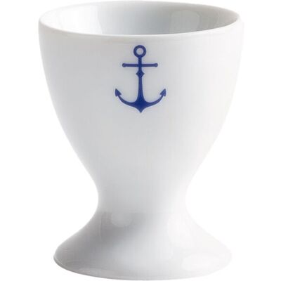 Kahla Eierbecher Ahoi Marie Anker; 5.2x6.2 cm (ØxH); blau; 6 Stück / Pack Kahla Eierbecher Ahoi Marie Anker; 5.2x6.2 cm (ØxH); blau; 6 Stück / Pack