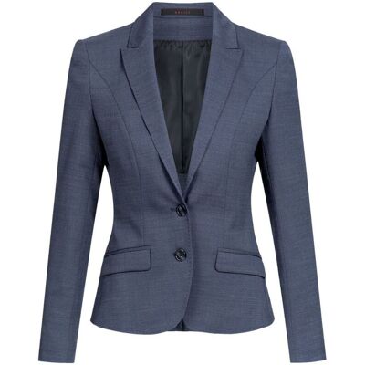 GREIFF Damen-Blazer SF Modern 37.5 Pinpoint; Kleidergröße 40; blau GREIFF Damen-Blazer SF Modern 37.5 Pinpoint; Kleidergröße 40; blau