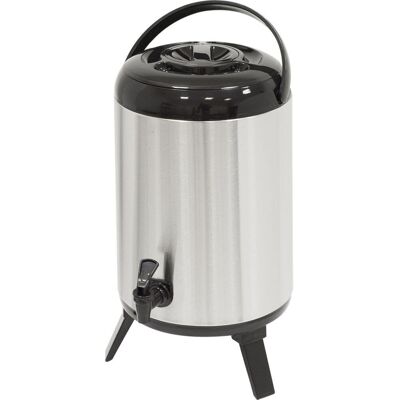 Stalgast Getränke-Dispenser; 9500 ml, 23x41 cm (ØxH); silber/schwarz Stalgast Getränke-Dispenser; 9500 ml, 23x41 cm (ØxH); silber/schwarz
