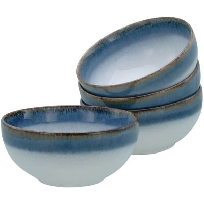 CreaTable Cascade - Blaue Designer-Schalen, Set aus 4 CreaTable Cascade - Blaue Designer-Schalen, Set aus 4