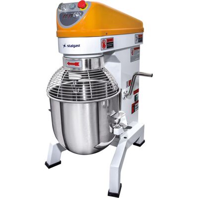 Stalgast Multifunktionaler Planetenmixer 20 Liter; 49x82 cm (BxH); weiß/orange Stalgast Multifunktionaler Planetenmixer 20 Liter; 49x82 cm (BxH); weiß/orange