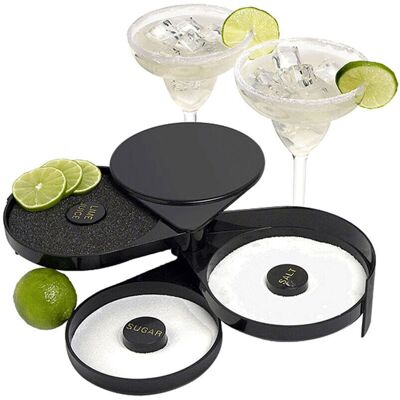 Stalgast Salz- / Zuckerumrander für Cocktailgläser; 20x7.5 cm (BxH); schwarz Stalgast Salz- / Zuckerumrander für Cocktailgläser; 20x7.5 cm (BxH); schwarz