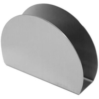 Stalgast Serviettenhalter, halbrund, aus Edelstahl, H. 87 mm; 12x8.7x3 cm (BxHxT); silber Stalgast Serviettenhalter, halbrund, aus Edelstahl, H. 87 mm; 12x8.7x3 cm (BxHxT); silber