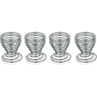 kela Eierbecher Globul Metall silber glänzend 4tlg 6,0cm 5,0cmØ; silber kela Eierbecher Globul Metall silber glänzend 4tlg 6,0cm 5,0cmØ; silber