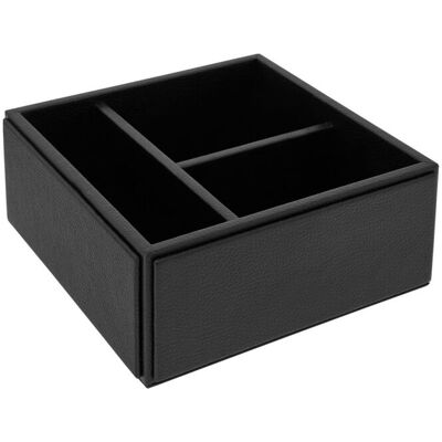 CORBY Highland Portionsbeutelhalter aus schwarzem Leder; 15.8x8 cm (BxH); schwarz CORBY Highland Portionsbeutelhalter aus schwarzem Leder; 15.8x8 cm (BxH); schwarz