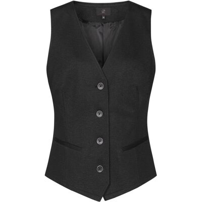GREIFF Damen-Jerseyweste RF Casual; Kleidergröße 54; anthrazit meliert GREIFF Damen-Jerseyweste RF Casual; Kleidergröße 54; anthrazit meliert