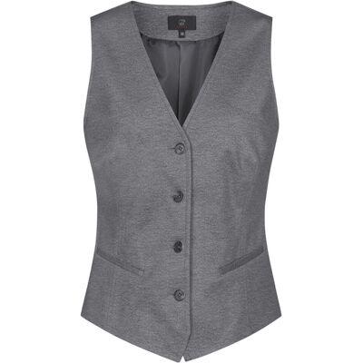 GREIFF Damen-Jerseyweste RF Casual; Kleidergröße 42; hellgrau meliert GREIFF Damen-Jerseyweste RF Casual; Kleidergröße 42; hellgrau meliert