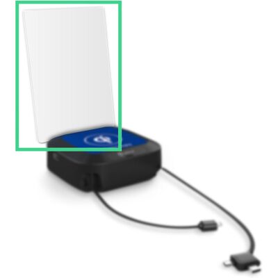akkut Acryl-Werbeschild A6 für DESKTOP Qi; 14.8 cm (H); transparent akkut Acryl-Werbeschild A6 für DESKTOP Qi; 14.8 cm (H); transparent