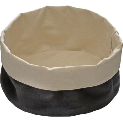 APS Brottasche, 100% Baumwolle; 17x8 cm (ØxH); schwarz; rund APS Brottasche, 100% Baumwolle; 17x8 cm (ØxH); schwarz; rund
