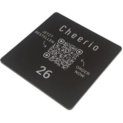 PRODUCTMATE Tischaufleger beidseitig quadratisch matt mit QR-Code; 10x10 cm (BxH); mehrfarbig; 25 Stück / Pack PRODUCTMATE Tischaufleger beidseitig quadratisch matt mit QR-Code; 10x10 cm (BxH); mehrfarbig; 25 Stück / Pack