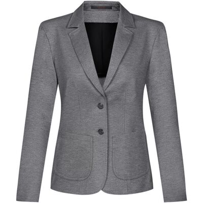 GREIFF Damen-Jerseyblazer RF Casual; Kleidergröße 42; hellgrau meliert GREIFF Damen-Jerseyblazer RF Casual; Kleidergröße 42; hellgrau meliert