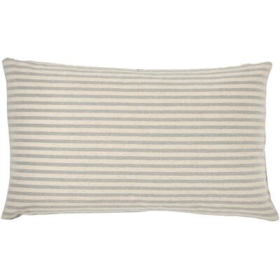 ERWIN M. Kissenhülle Eda gestreift; 30x50 cm (BxL); hellgrau/beige ERWIN M. Kissenhülle Eda gestreift; 30x50 cm (BxL); hellgrau/beige