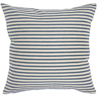 ERWIN M. Kissenhülle Eda gestreift; 40x40 cm (BxL); blau/beige ERWIN M. Kissenhülle Eda gestreift; 40x40 cm (BxL); blau/beige