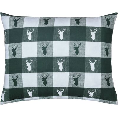 ERWIN M. - Villach - 60x80 cm - grün/weiß - Pillow cover ERWIN M. - Villach - 60x80 cm - grün/weiß - Pillow cover