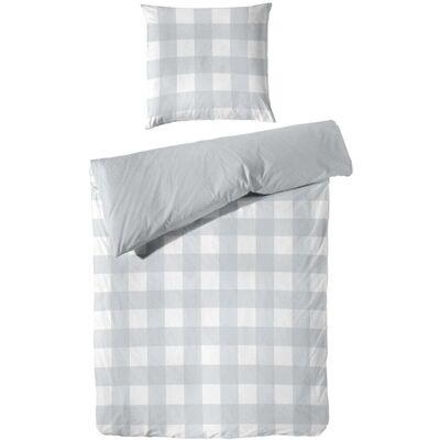 Decoper Perkal Bettwäsche Set; 155x220 cm (BxL), 80x80 cm (LxB); grau Decoper Perkal Bettwäsche Set; 155x220 cm (BxL), 80x80 cm (LxB); grau