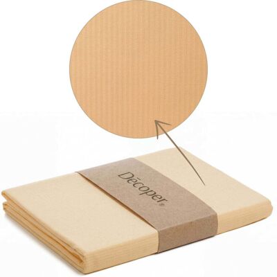 Decoper Streifsatin Bettwäsche Set; 135x200 cm (BxL), 80x80 cm (LxB); gold Decoper Streifsatin Bettwäsche Set; 135x200 cm (BxL), 80x80 cm (LxB); gold