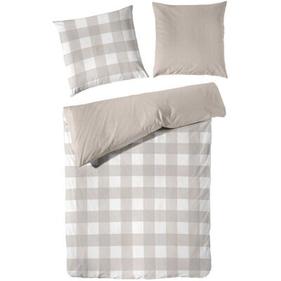 Decoper Perkal Bettwäsche Set; 240x220 cm (BxL), 80x80 cm (LxB); taupe Decoper Perkal Bettwäsche Set; 240x220 cm (BxL), 80x80 cm (LxB); taupe