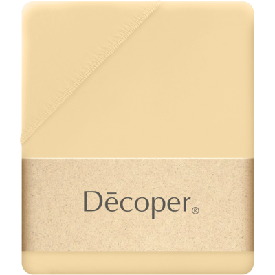 Decoper Decoper ® Mako-Feinjersey Spannbettlaken aus 100% Baumwolle; 180-200x200 cm (BxL); sonnengelb Decoper Decoper ® Mako-Feinjersey Spannbettlaken aus 100% Baumwolle; 180-200x200 cm (BxL); sonnengelb