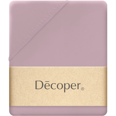 Decoper Decoper ® Mako-Feinjersey Spannbettlaken aus 100% Baumwolle; 100x220 cm (BxL); altrosa Decoper Decoper ® Mako-Feinjersey Spannbettlaken aus 100% Baumwolle; 100x220 cm (BxL); altrosa