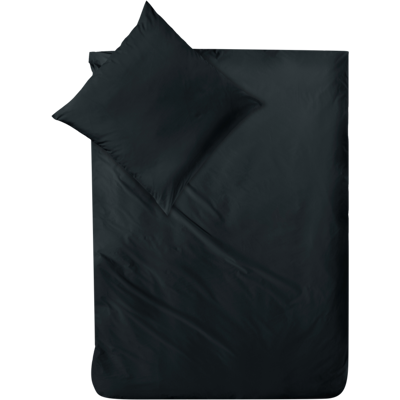 Decoper Decoper ® Mako-Satin Bettwäsche-Set aus 100% Baumwolle; 135x200 cm (BxL), 80x80 cm (LxB); schwarz Decoper Decoper ® Mako-Satin Bettwäsche-Set aus 100% Baumwolle; 135x200 cm (BxL), 80x80 cm (LxB); schwarz