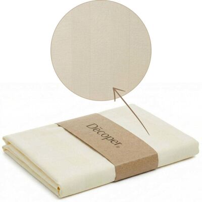 Decoper Streifsatin Bettwäsche Set; 135x200 cm (BxL), 40x80 cm (LxB); gelb Decoper Streifsatin Bettwäsche Set; 135x200 cm (BxL), 40x80 cm (LxB); gelb