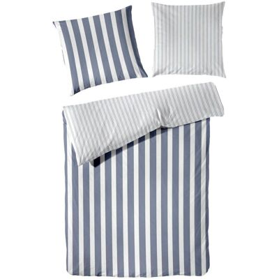 Decoper Perkal Bettwäsche Set; 240x220 cm (BxL), 80x80 cm (LxB); blau Decoper Perkal Bettwäsche Set; 240x220 cm (BxL), 80x80 cm (LxB); blau