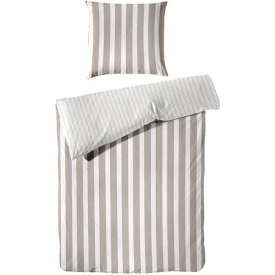 Decoper Perkal Bettwäsche Set; 135x200 cm (BxL), 80x80 cm (LxB); taupe Decoper Perkal Bettwäsche Set; 135x200 cm (BxL), 80x80 cm (LxB); taupe