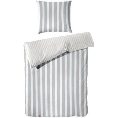 Decoper Perkal Bettwäsche Set; 155x220 cm (BxL), 80x80 cm (LxB); grau Decoper Perkal Bettwäsche Set; 155x220 cm (BxL), 80x80 cm (LxB); grau