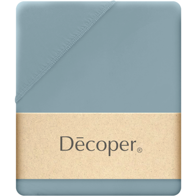 Decoper Decoper ® Mako-Feinjersey Spannbettlaken aus 100% Baumwolle; 180-200x200 cm (BxL); hellblau Decoper Decoper ® Mako-Feinjersey Spannbettlaken aus 100% Baumwolle; 180-200x200 cm (BxL); hellblau