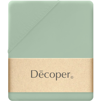 Decoper Decoper ® Mako-Feinjersey Spannbettlaken aus 100% Baumwolle; 180-200x200 cm (BxL); grün Decoper Decoper ® Mako-Feinjersey Spannbettlaken aus 100% Baumwolle; 180-200x200 cm (BxL); grün