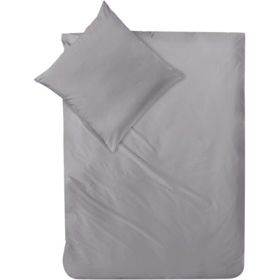 Decoper Decoper ® Mako-Satin Bettwäsche-Set aus 100% Baumwolle; 135x200 cm (BxL), 80x80 cm (LxB); graphit Decoper Decoper ® Mako-Satin Bettwäsche-Set aus 100% Baumwolle; 135x200 cm (BxL), 80x80 cm (LxB); graphit
