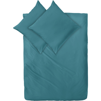 Decoper Decoper ® Mako-Satin Bettwäsche-Set aus 100% Baumwolle; 200x200 cm (BxL), 80x80 cm (LxB); türkis Decoper Decoper ® Mako-Satin Bettwäsche-Set aus 100% Baumwolle; 200x200 cm (BxL), 80x80 cm (LxB); türkis