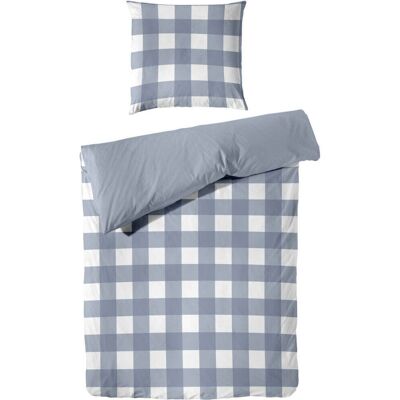 Decoper Perkal Bettwäsche Set; 140x200 cm (BxL), 60x80 cm (LxB); blau Decoper Perkal Bettwäsche Set; 140x200 cm (BxL), 60x80 cm (LxB); blau