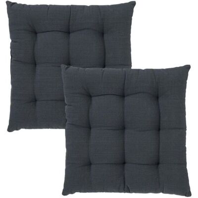Svanefors Stuhlkissen Louie 2P eckig; 40x40 cm (BxL); grau; einfarbig; 2 Stück / Pack Svanefors Stuhlkissen Louie 2P eckig; 40x40 cm (BxL); grau; einfarbig; 2 Stück / Pack