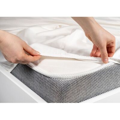 GRANA HOME Spannbetttuch GRANA aus 100% Baumwolle; 140x200 cm (BxL); weiß GRANA HOME Spannbetttuch GRANA aus 100% Baumwolle; 140x200 cm (BxL); weiß