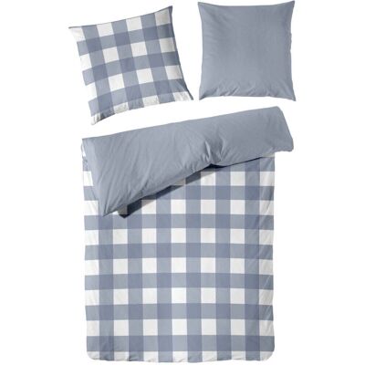 Decoper Perkal Bettwäsche Set; 240x220 cm (BxL), 80x80 cm (LxB); blau Decoper Perkal Bettwäsche Set; 240x220 cm (BxL), 80x80 cm (LxB); blau