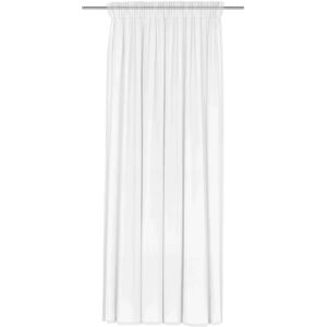 ERWIN M. Transparenter Vorhang Smaragd Bleistiftfaltenband; 450x245 cm (BxH); weiß ERWIN M. Transparenter Vorhang Smaragd Bleistiftfaltenband; 450x245 cm (BxH); weiß