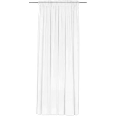 ERWIN M. Transparenter Vorhang Rubin; 600x245 cm (BxH); weiß/transparent ERWIN M. Transparenter Vorhang Rubin; 600x245 cm (BxH); weiß/transparent