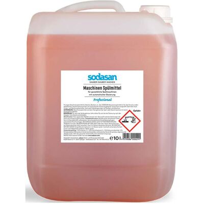 Sodasan Flüssiges Spülmittel 'Professional' für gewerbliche Spülmaschinen, 10 l; 10000 ml; rot Sodasan Flüssiges Spülmittel 'Professional' für gewerbliche Spülmaschinen, 10 l; 10000 ml; rot