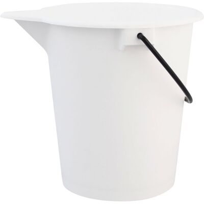 Schneider Eimer - 10 Liter; 10000 ml, 33.3x28x28x30 cm (LxBxØxH); weiß Schneider Eimer - 10 Liter; 10000 ml, 33.3x28x28x30 cm (LxBxØxH); weiß